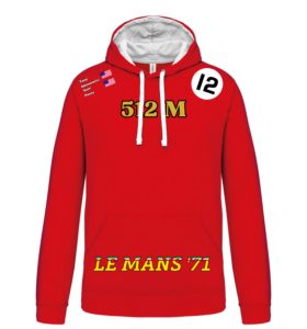 Sweatshirt Ferrari 512M n°12
