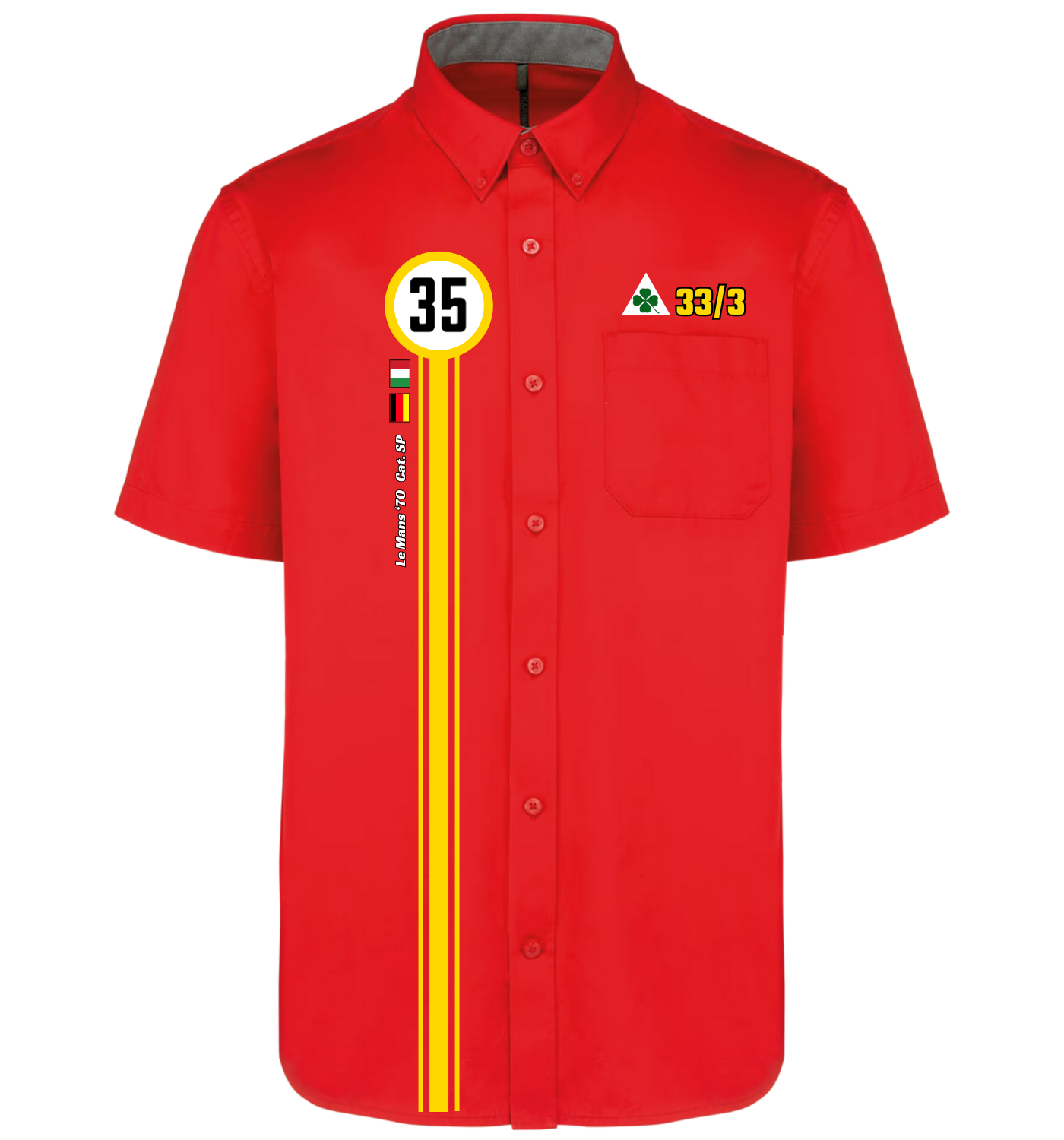 Chemise Alfa Romeo type 33/3 n°35