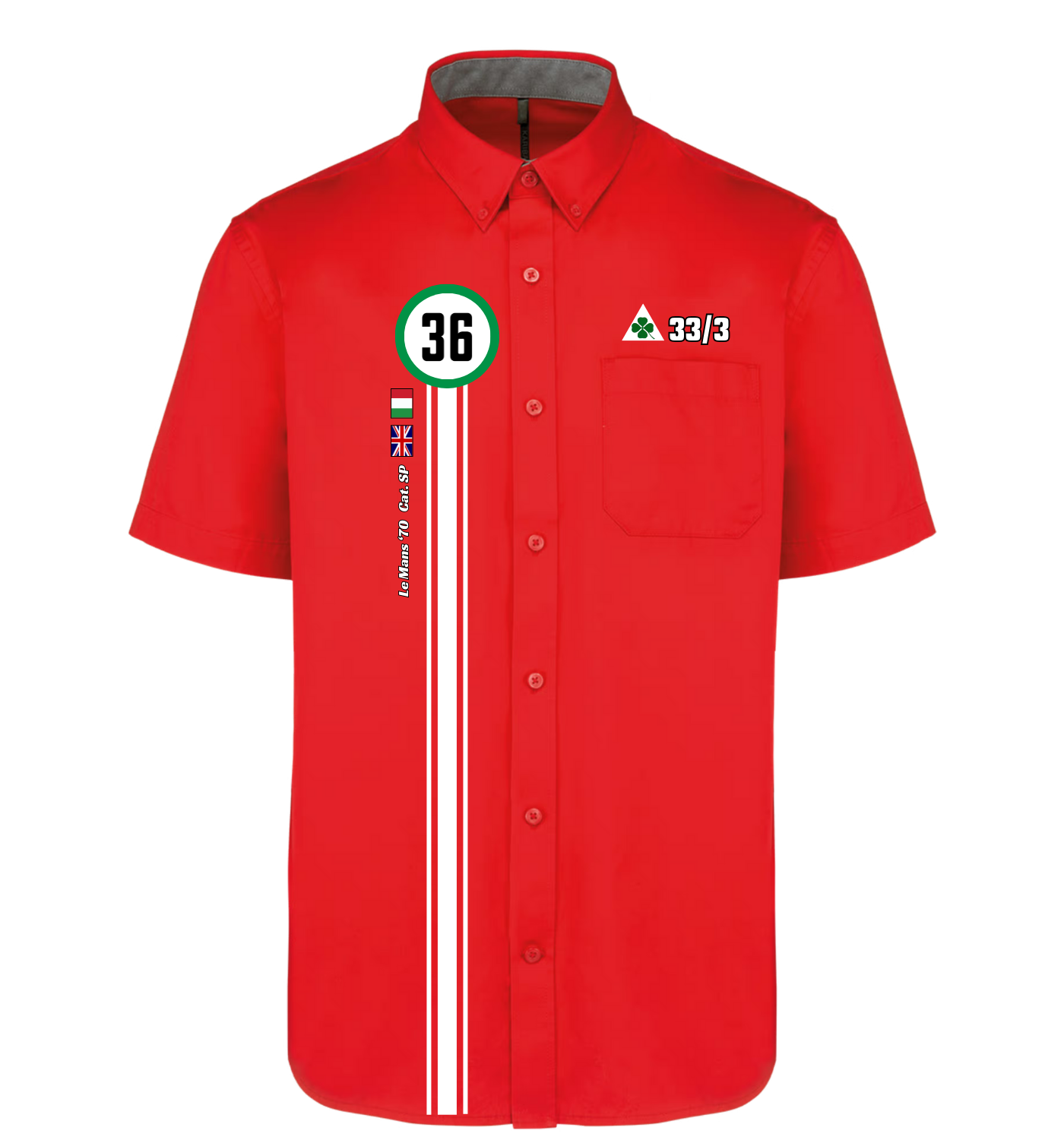 Chemise Alfa Romeo type 33/3 n°36