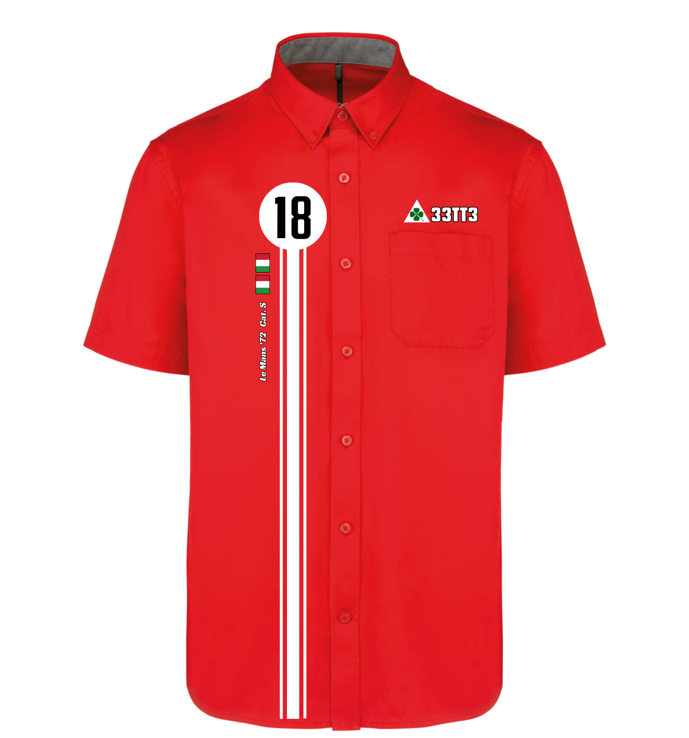 Chemise Alfa Romeo type 33tt3 n°18