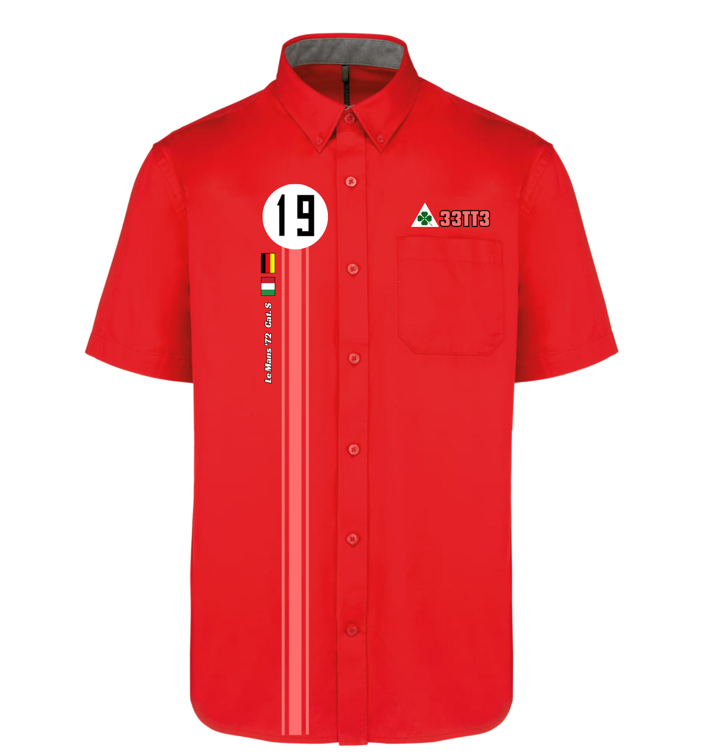 Chemise Alfa Romeo type 33tt3 n°19