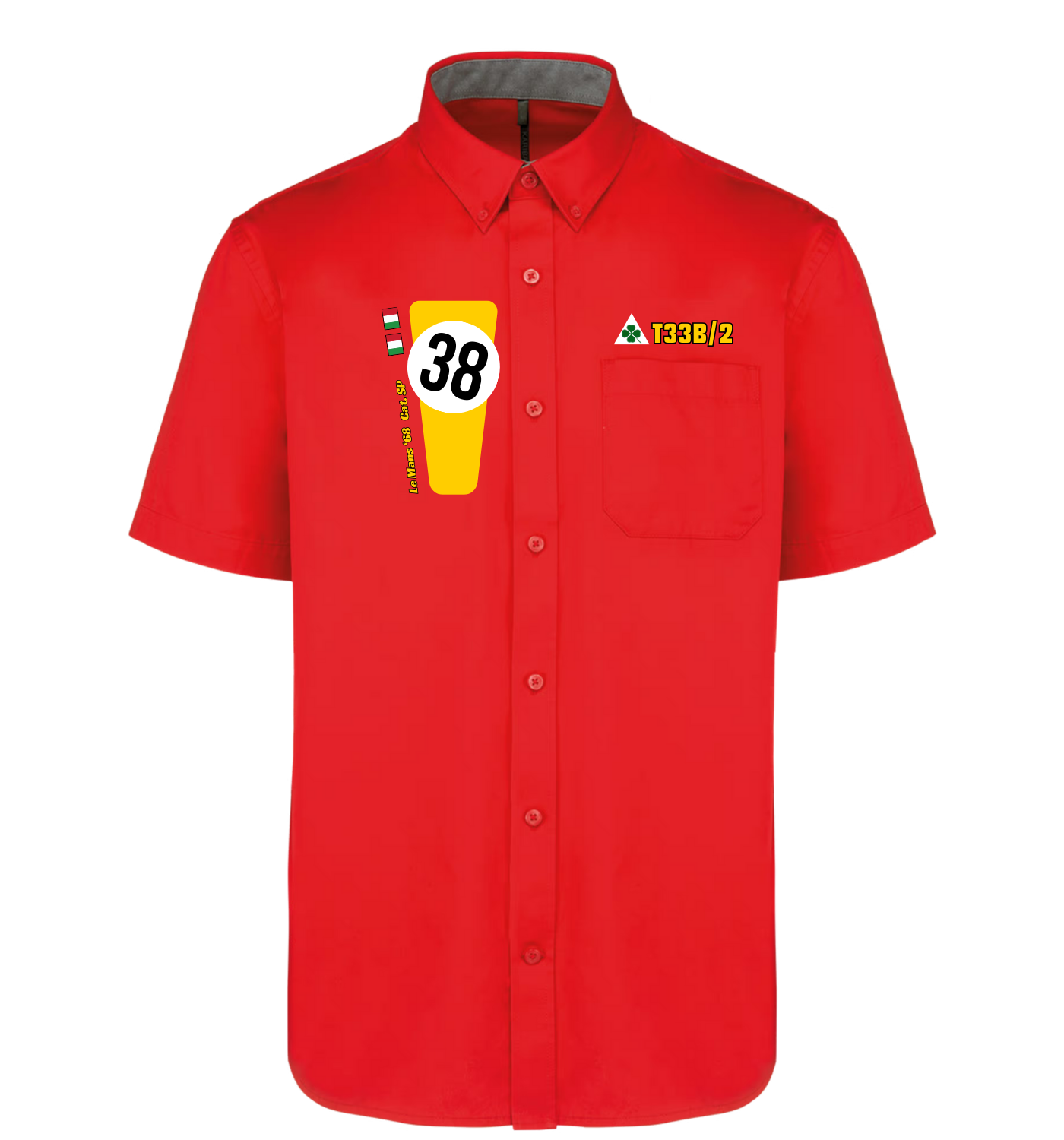 Chemise Alfa Romeo type T33B n°38