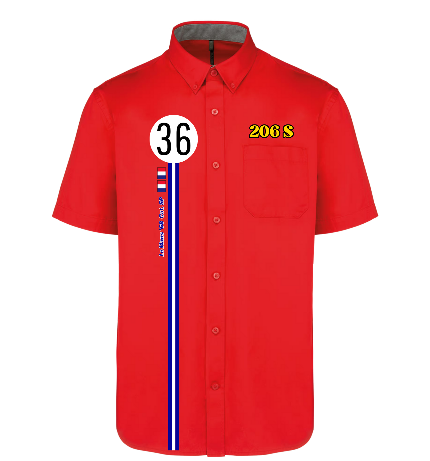 Chemise Ferrari 206S n°36
