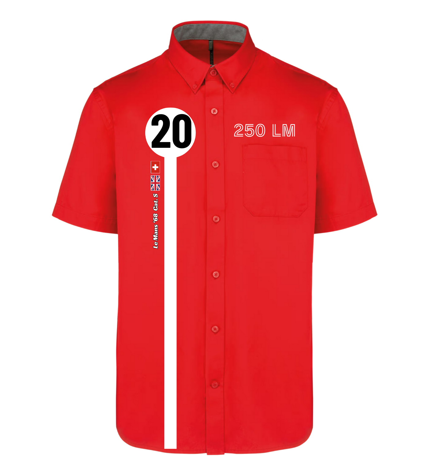 Chemise Ferrari 250lm n°20
