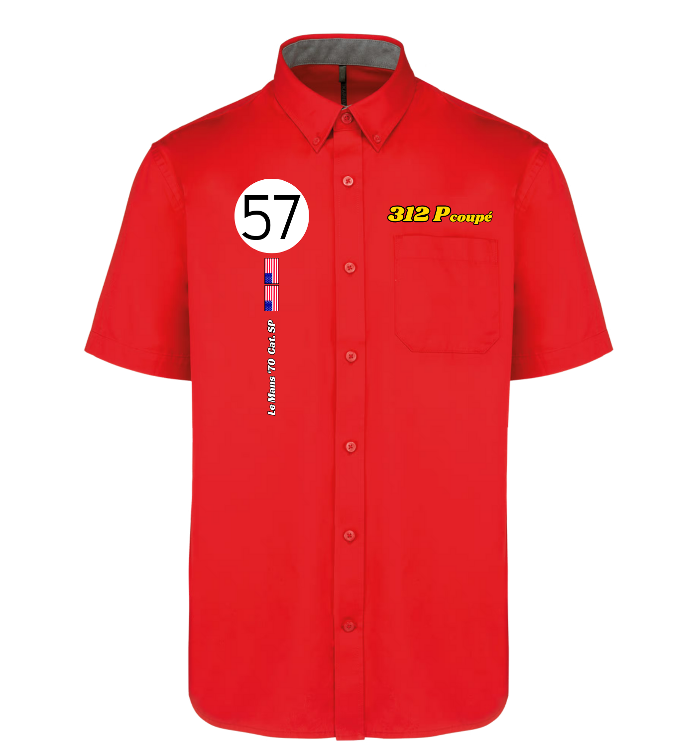Chemise Ferrari 312p n°57