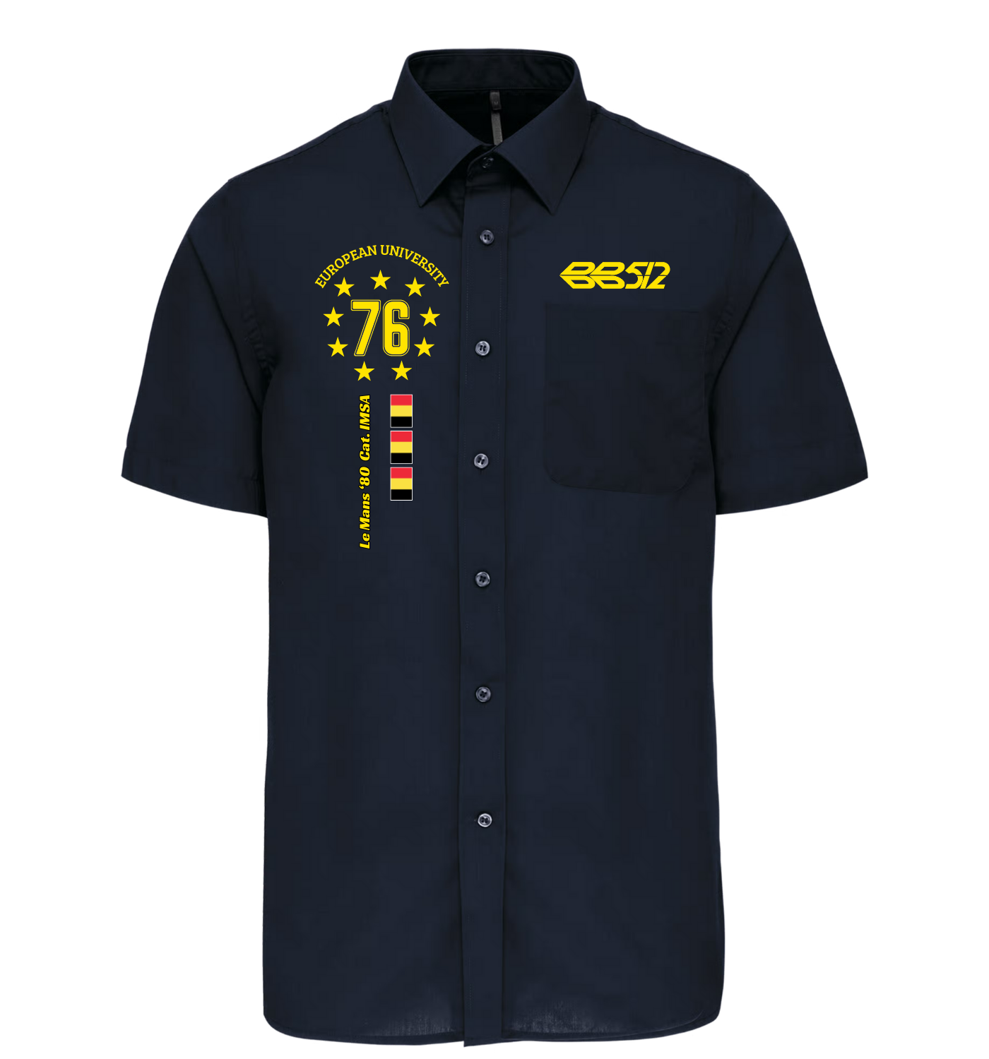 Chemise Ferrari BB512 n°76