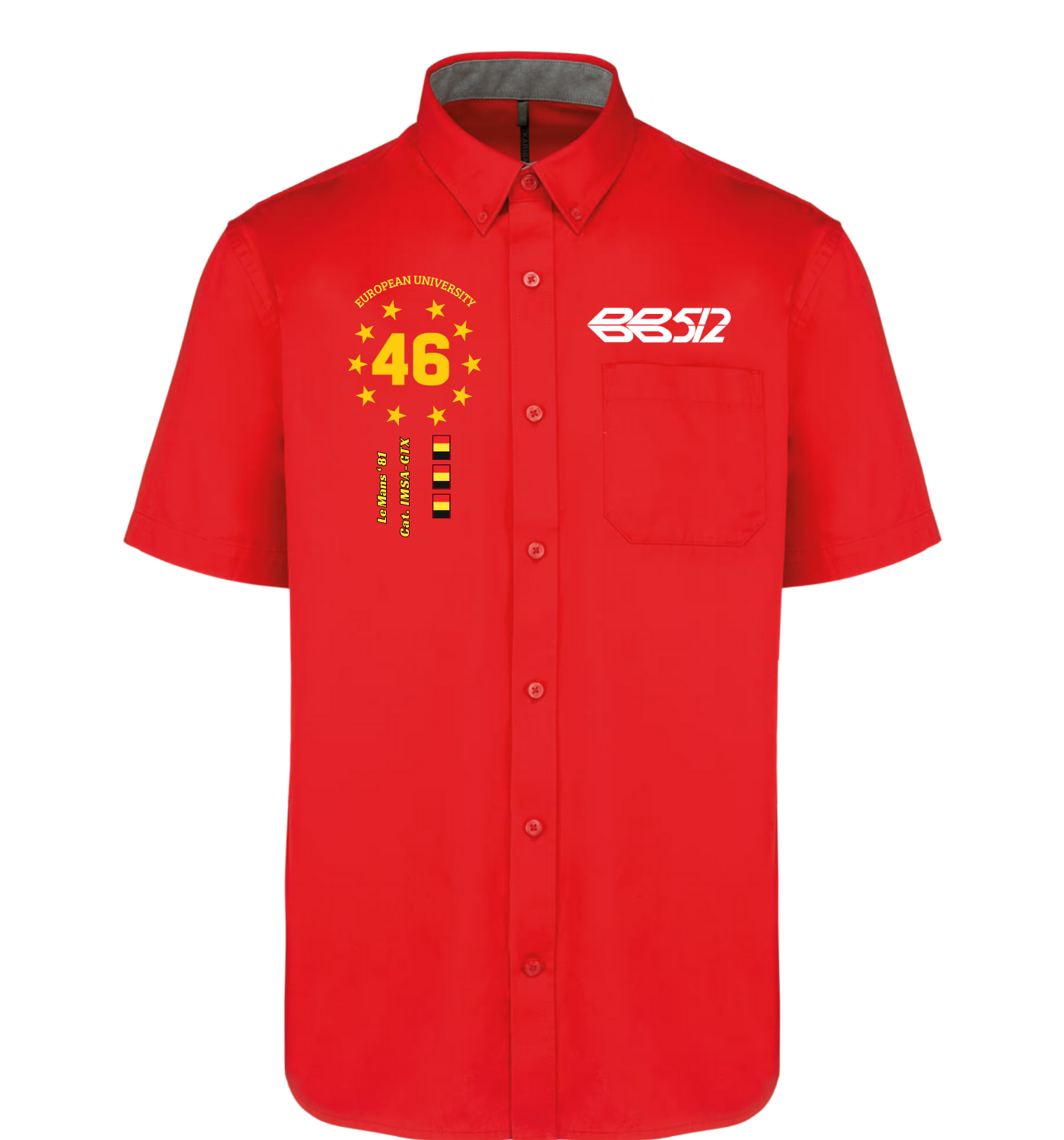 Chemise Ferrari BB512 n°46