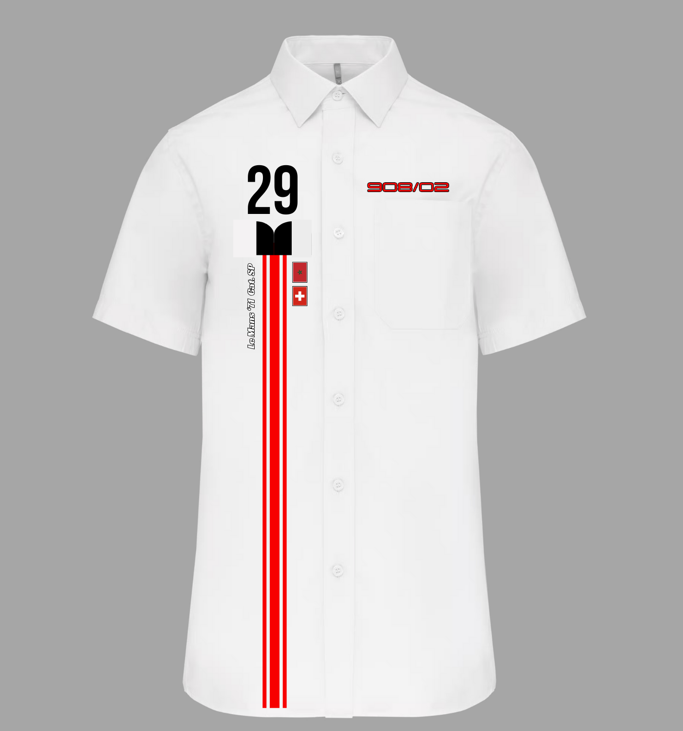 Chemise Porsche 908 n°29