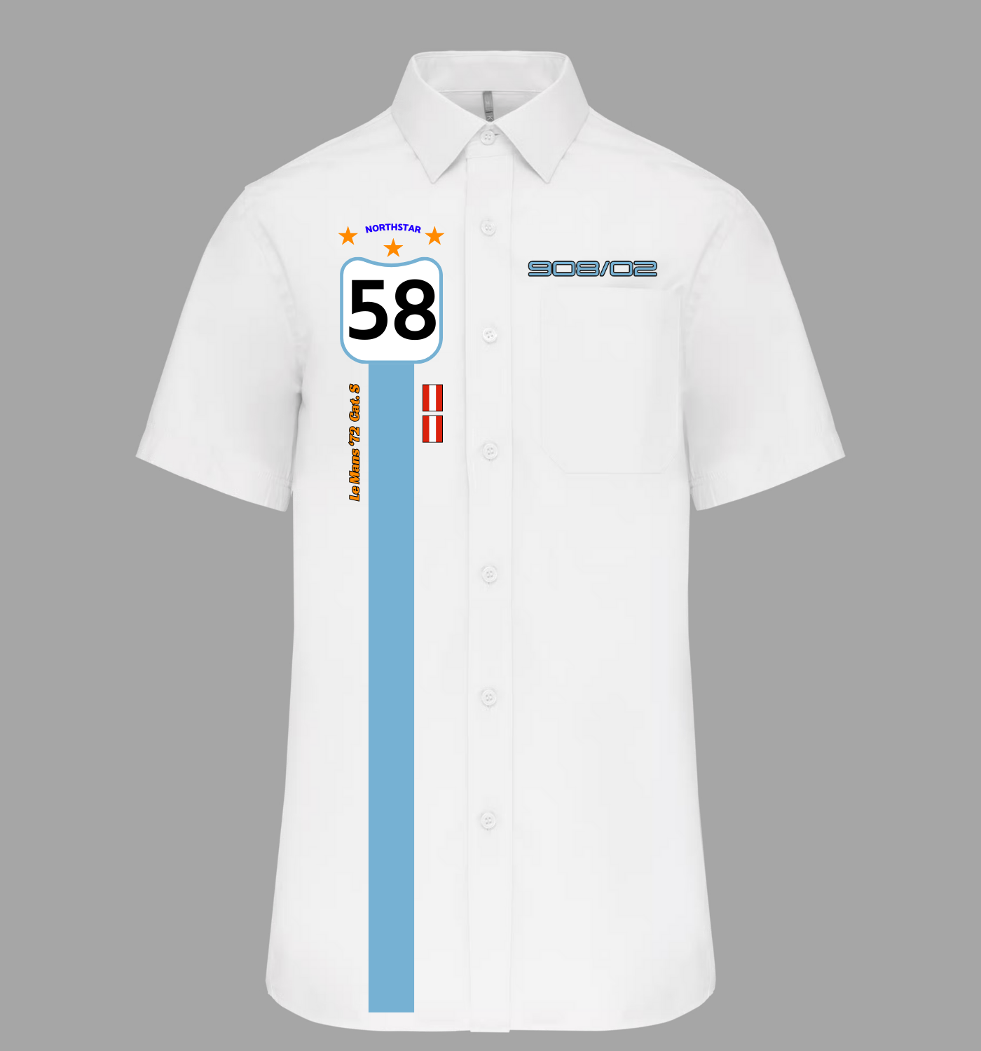 Chemise Porsche 908 n°58