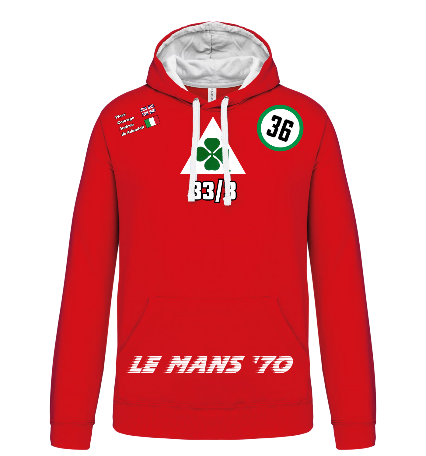 Sweatshirt Alfa Romeo type 33/3 n°36