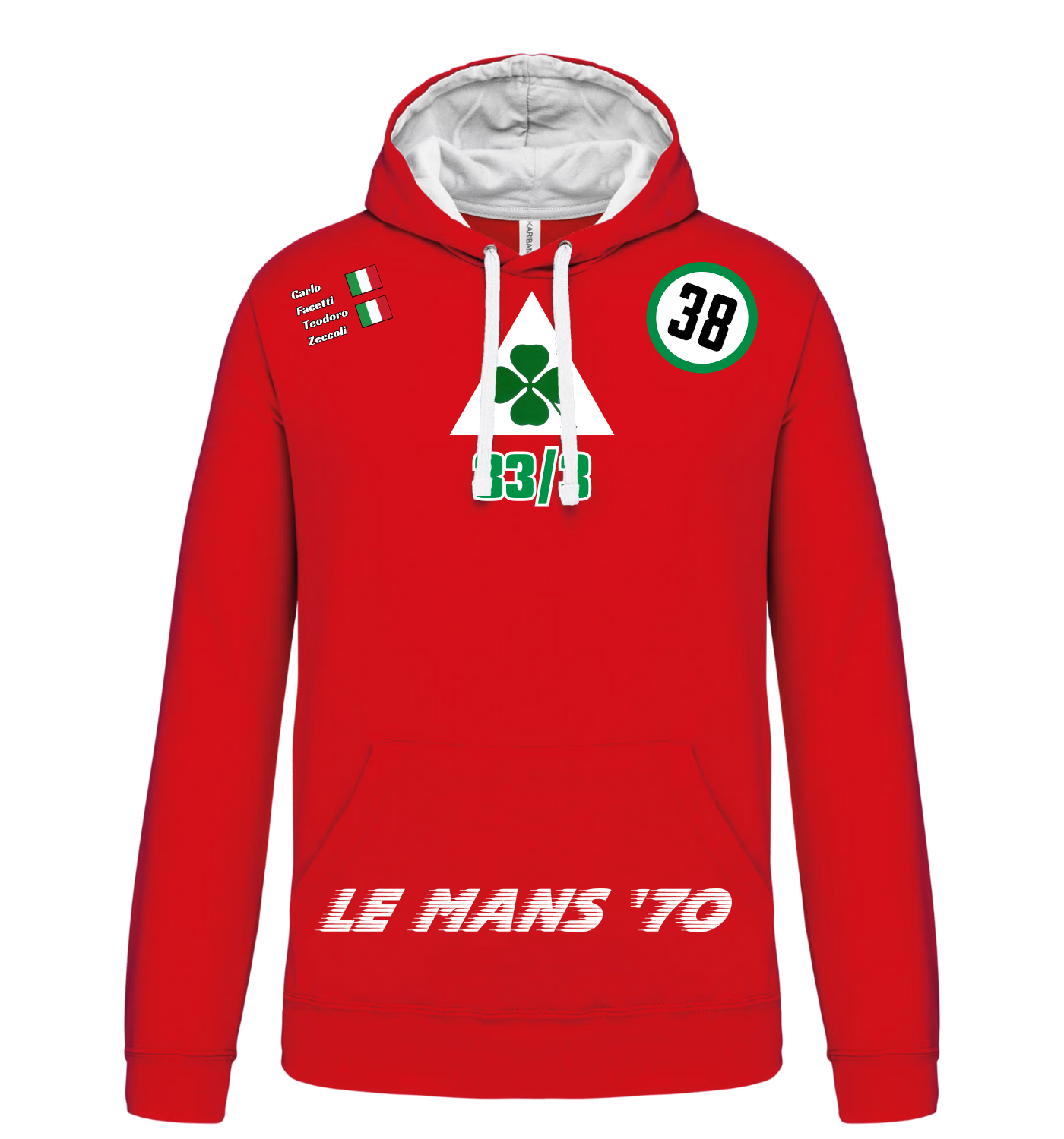 Sweatshirt Alfa Romeo type 33/3 n°38