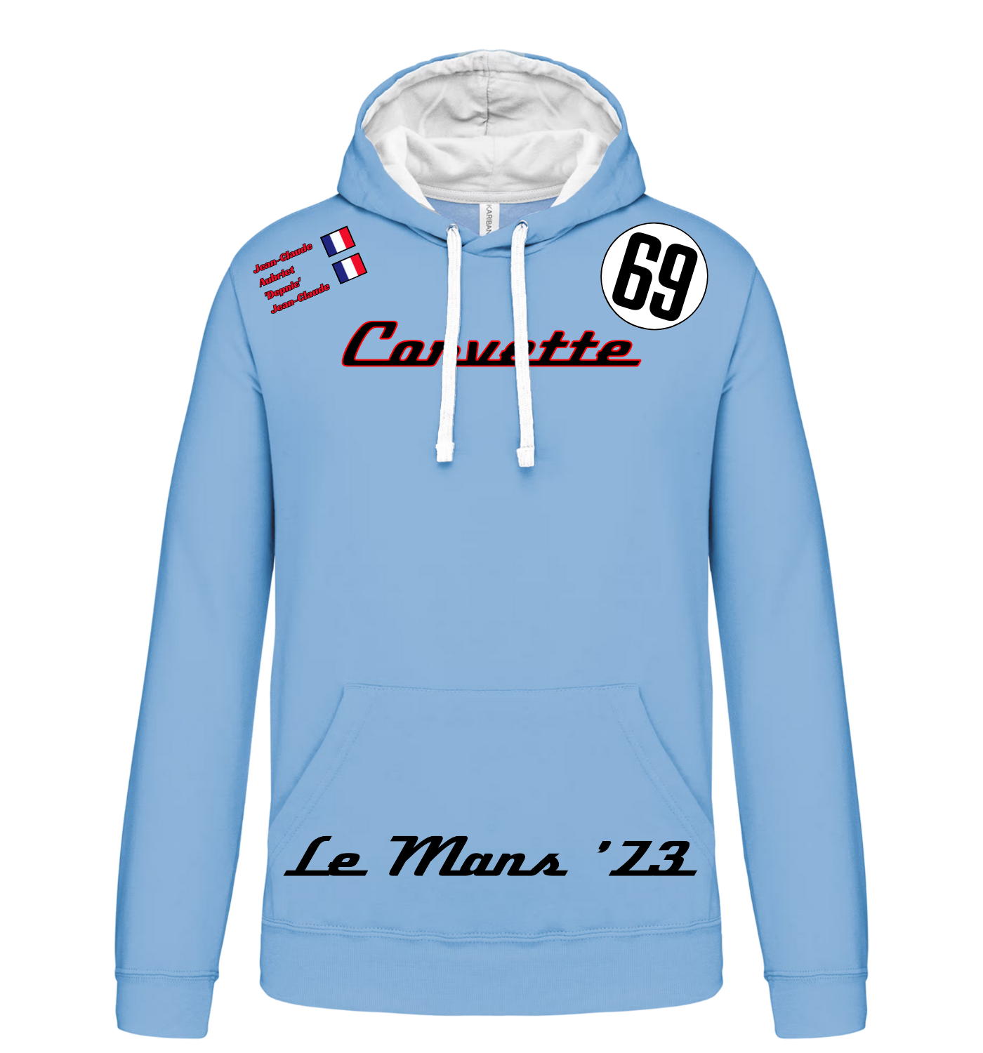 Sweatshirt Corvette n°69