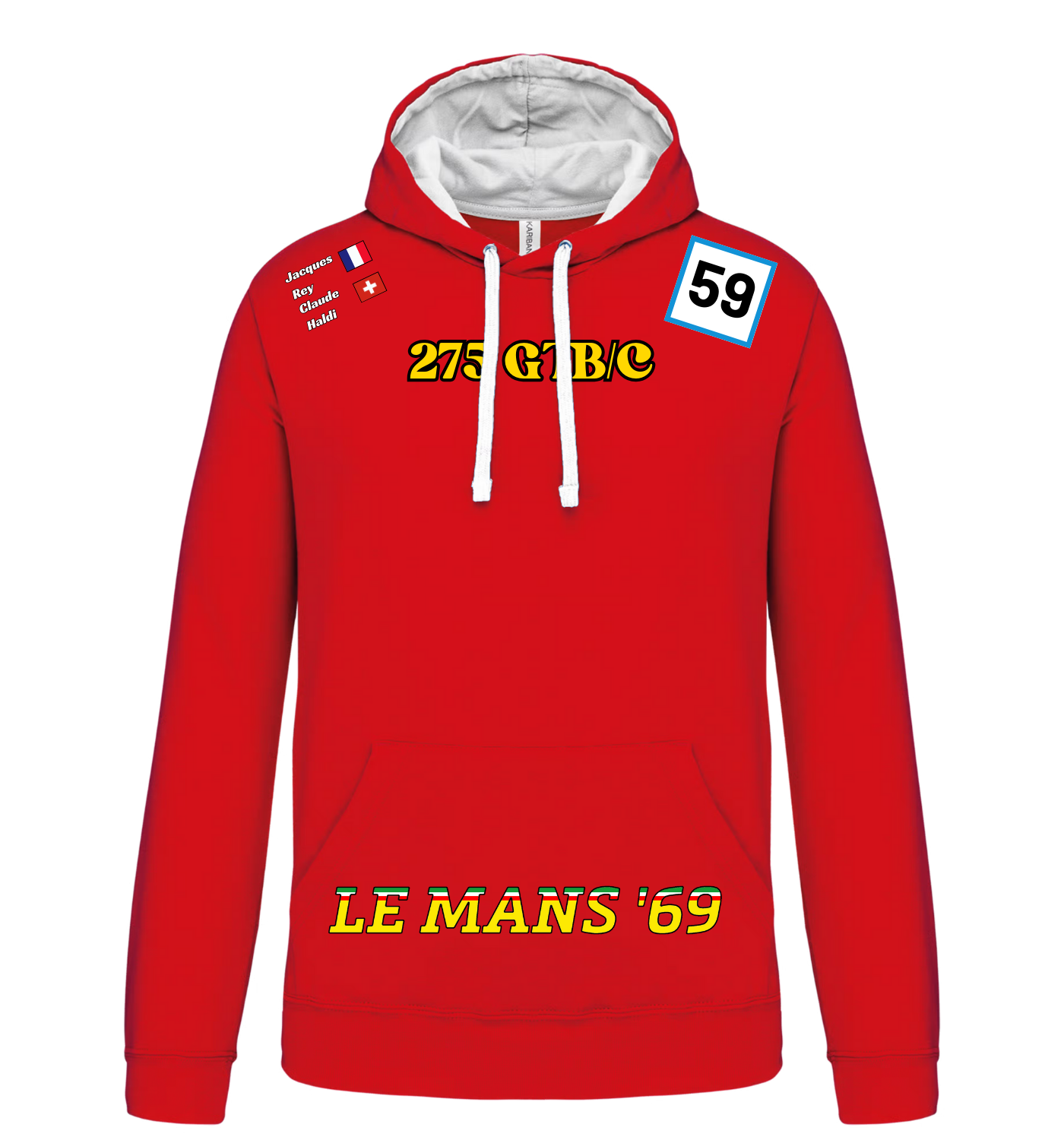 Sweatshirt Ferrari 275gtb lm n°59