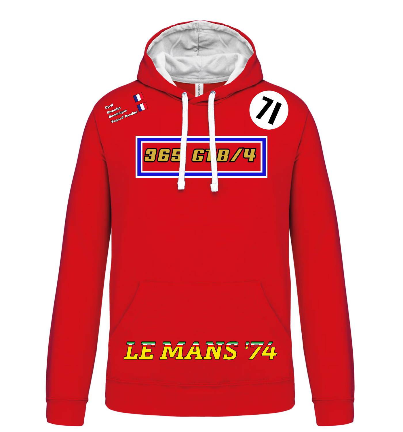 Sweatshirt Ferrari Daytona n°71