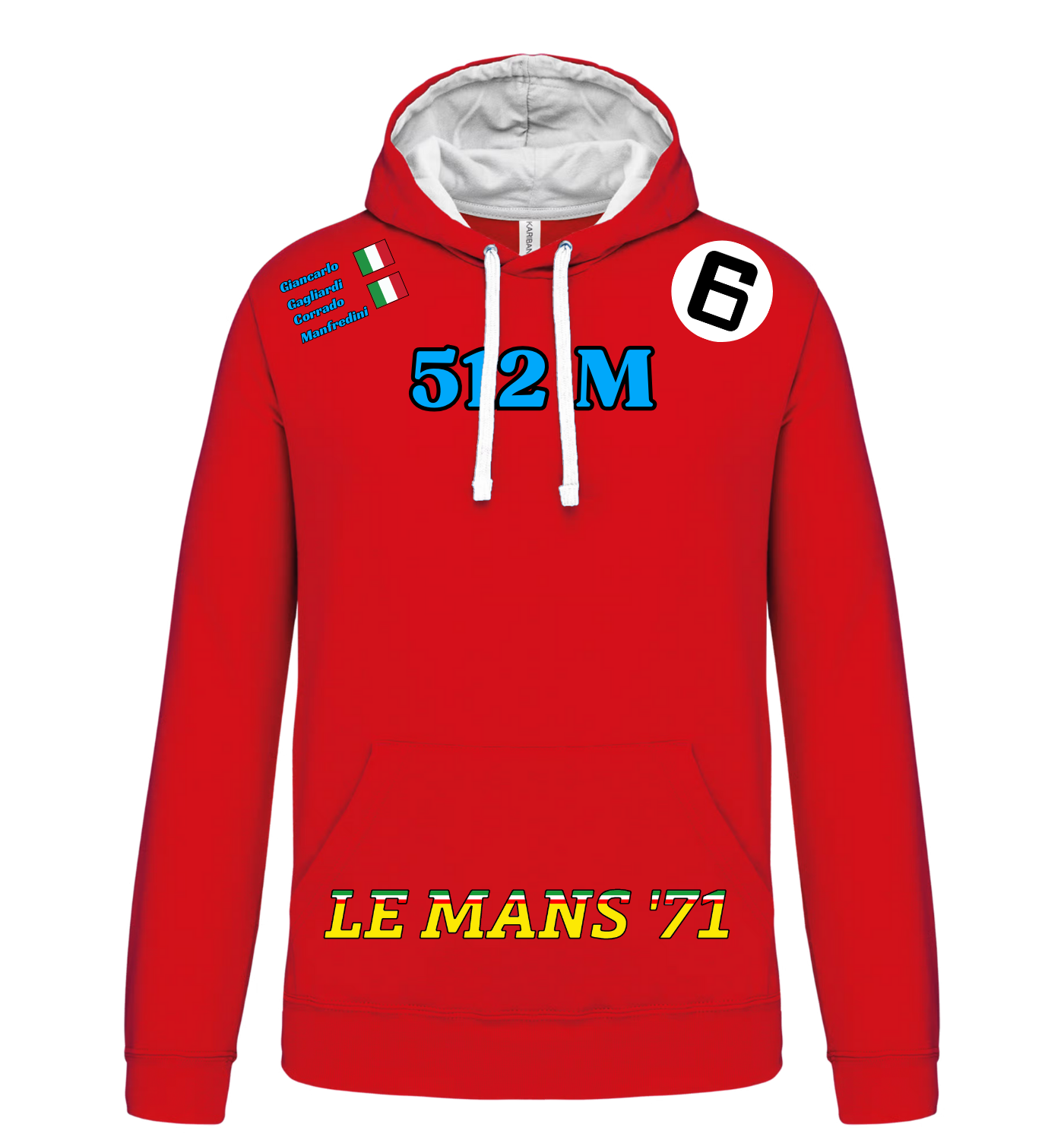 Sweatshirt Ferrari 512M n°6