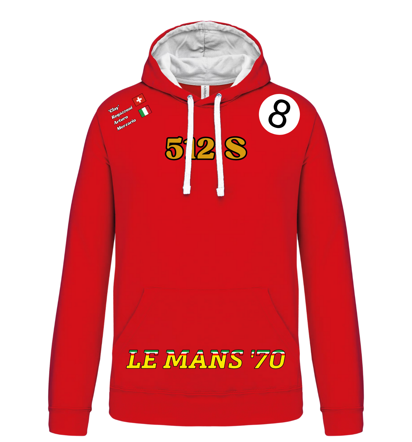 Sweatshirt Ferrari 512S n°8