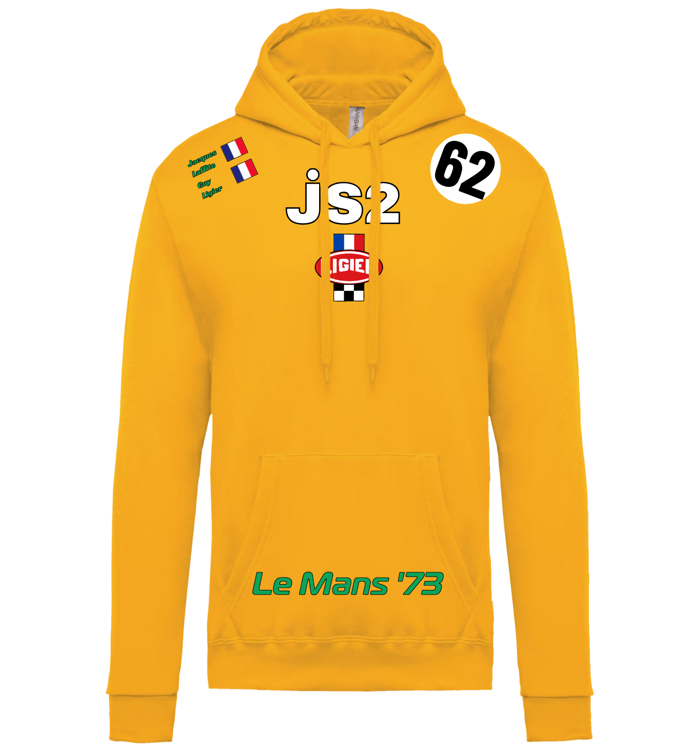 Sweatshirt Ligier JS2 n°62