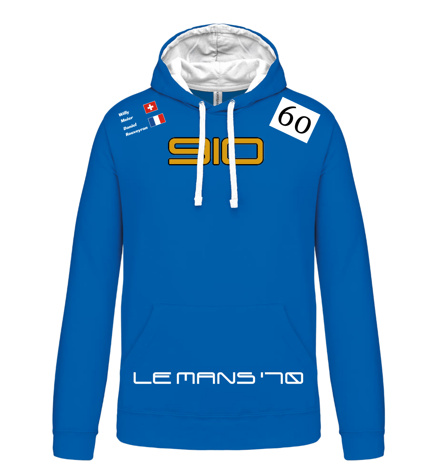 Sweatshirt Porsche 910 n°60