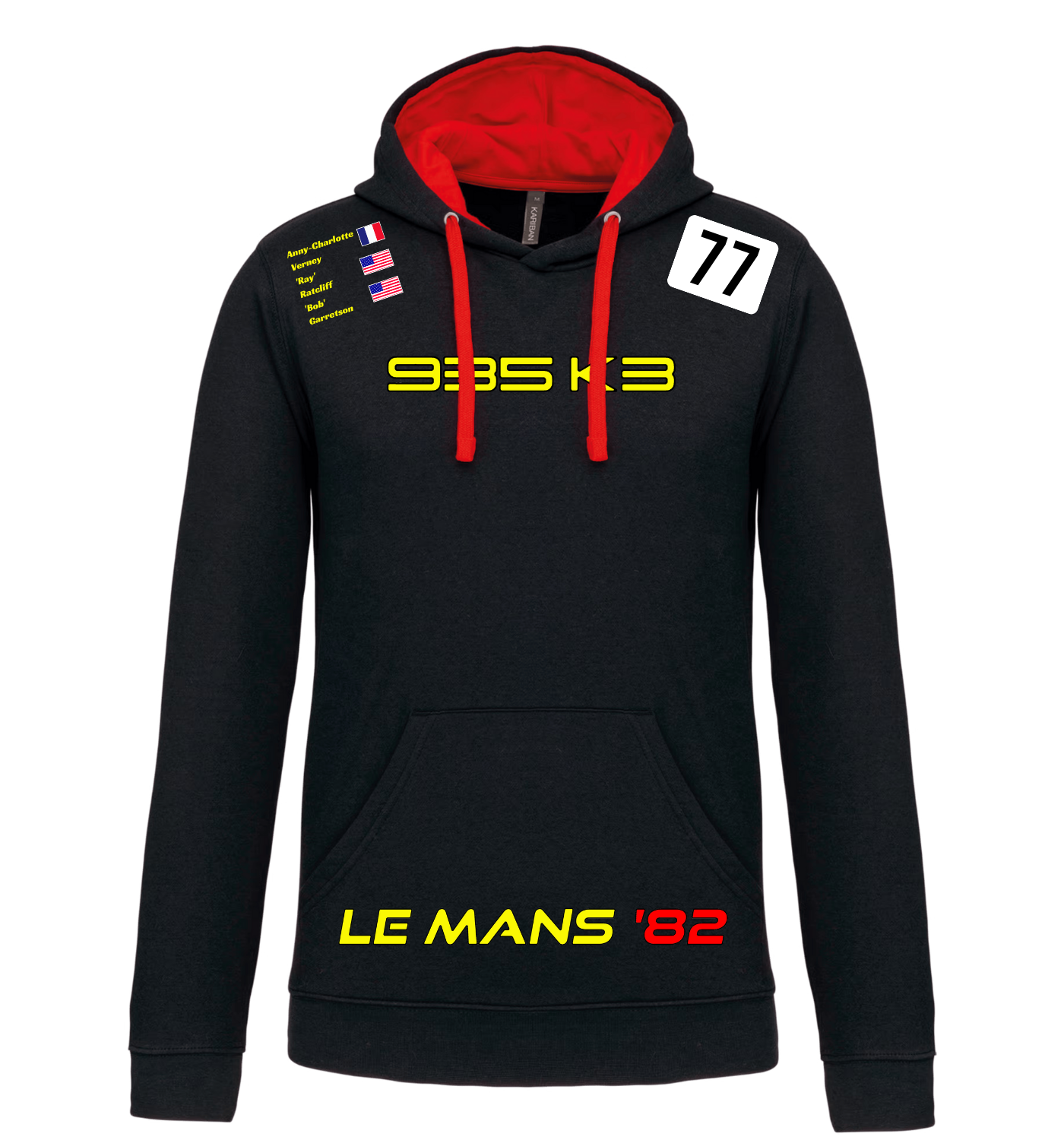 Sweatshirt Porsche 935 n°77