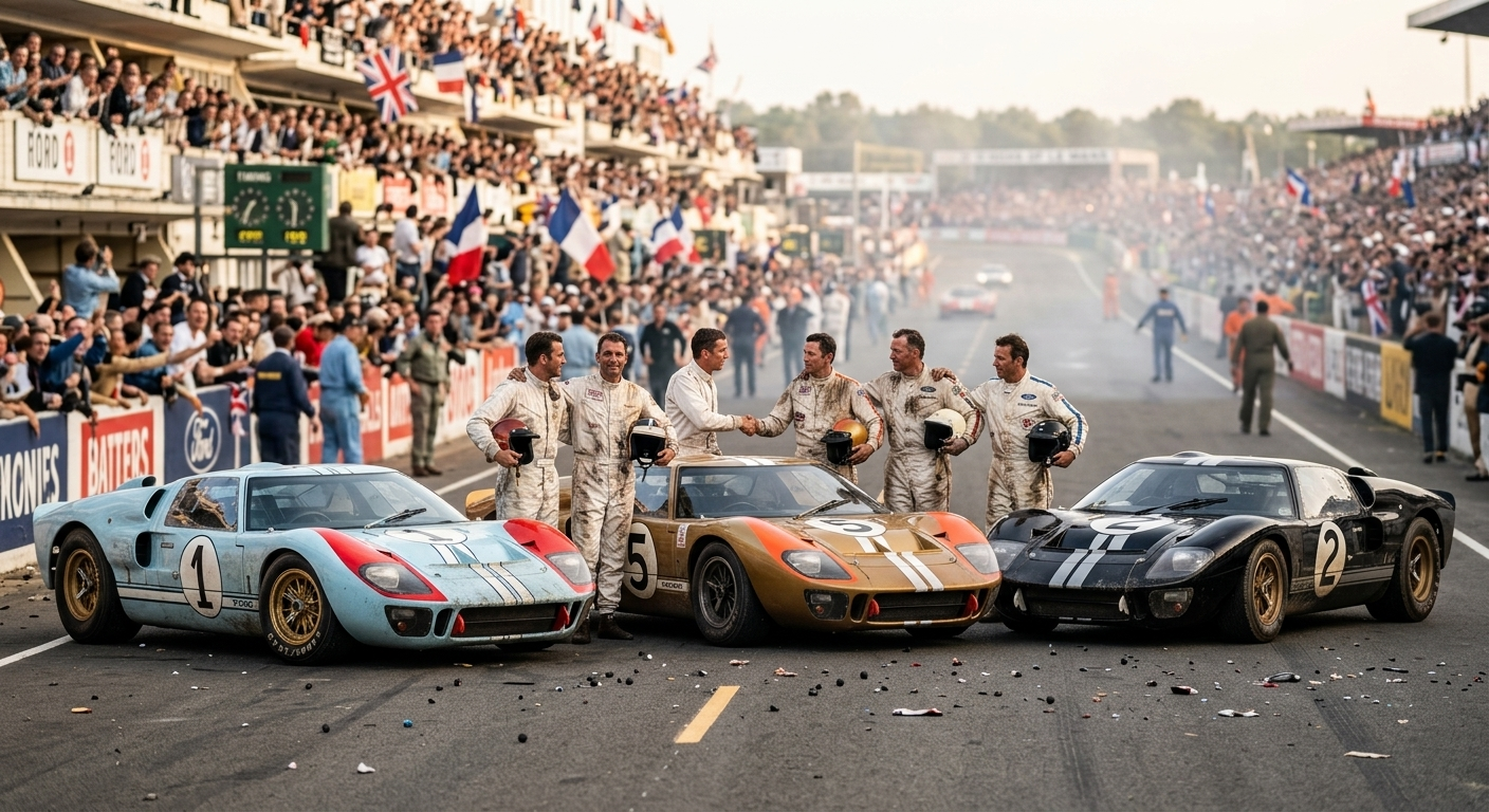 L'arrivée historique — 19 juin 1966